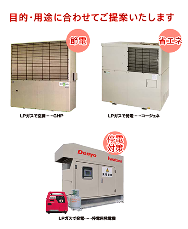 LPガスで災害対策 ｜ マルヰ産業株式会社